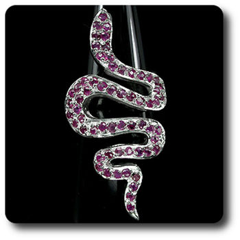 RUBY COBRA RING