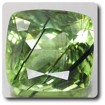 3.55 cts PERIDOT RUTILE. VS