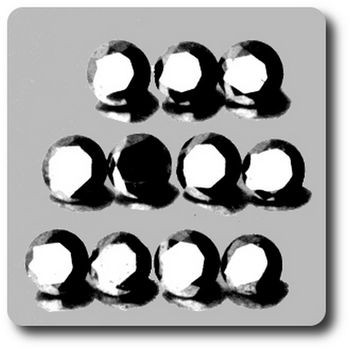 0.01CT. 1 pcs NATURAL BLACK DIAMOND