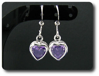 BOUCLES D'OREILLE AMETHYSTE