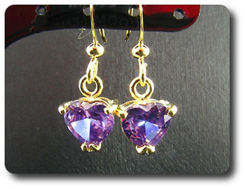 BOUCLES D'OREILLE AMETHYSTE