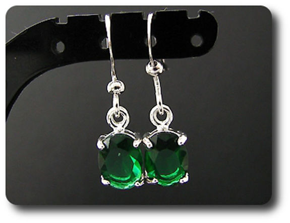 BOUCLES D'OREILLE EMERAUDE