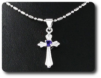 3 mm Purple Amethyst Pendant