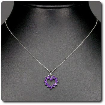 AMETHYST PENDANT + NECKLACE