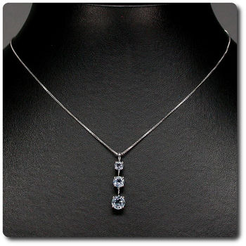 PENDENTIF TOPAZE + CHAINE