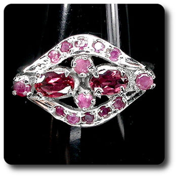RUBY & GARNET RING