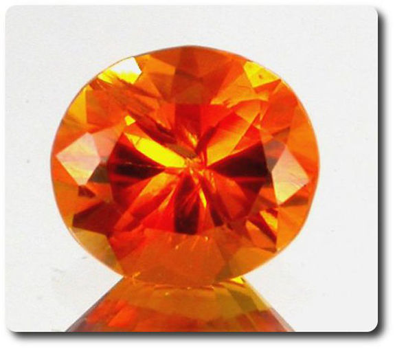 2.75CT. ORANGE CLINOHUMITE. VVS