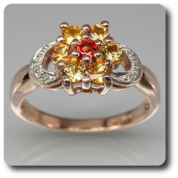 BAGUE SAPHIR & DIAMANT