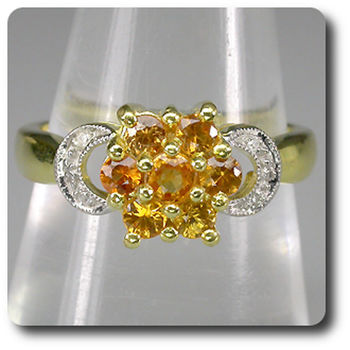 SAPPHIRE & DIAMOND RING