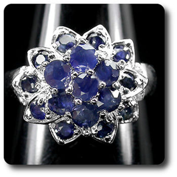 BAGUE SAPHIR BLEU