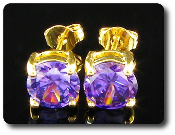 BOUCLES D'OREILLE AMETHYSTE