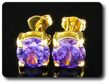 BOUCLES D'OREILLE AMETHYSTE