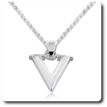 PENDENTIF LETTRE " V "