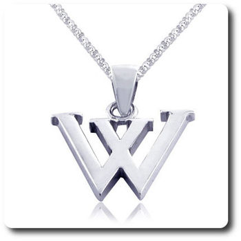PENDENTIF LETTRE " W "