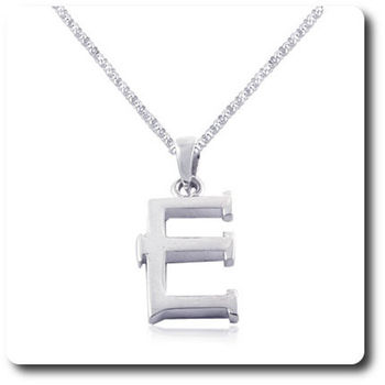 PENDENTIF LETTRE " E "