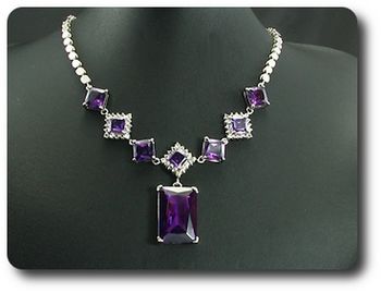 COLLIER AMETHYSTE
