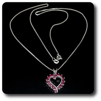 RUBY PENDANT + Chain