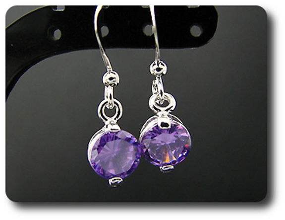 BOUCLES D'OREILLE AMETHYSTE