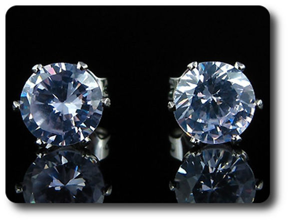 BOUCLES D'OREILLE DIAMANT CZ