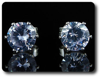 BOUCLES D'OREILLE DIAMANT CZ