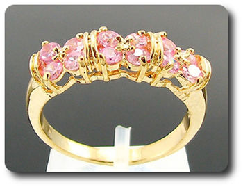 BAGUE SAPHIR ROSE