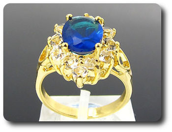 BAGUE SAPHIR BLEU