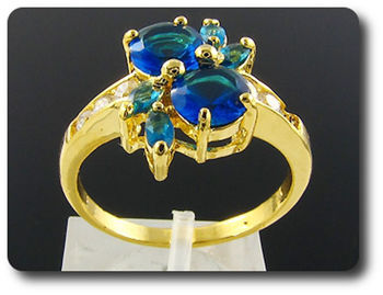 BAGUE SAPHIR BLEU