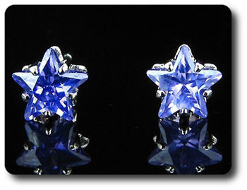 2x6mm Purple Amethyst Earrings