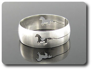 BAGUE HOMME MOTIF CHEVAL