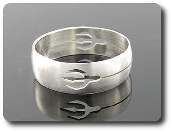 BAGUE HOMME MOTIF DIABLE
