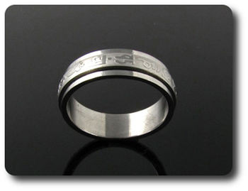 BAGUE HOMME MOTIF VINTAGE
