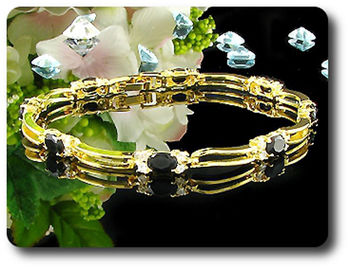 BRACELET SAPHIR NOIR