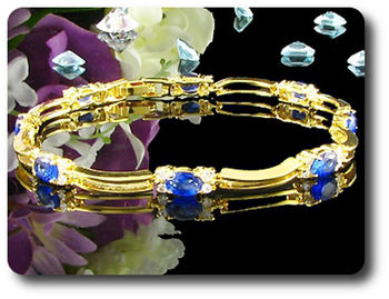 BRACELET SAPHIR BLEU