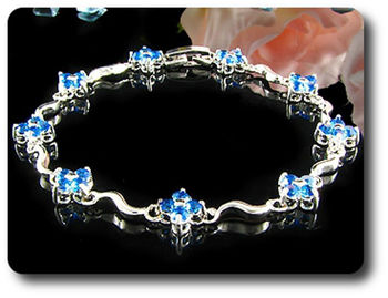 BRACELET SAPHIR BLEU
