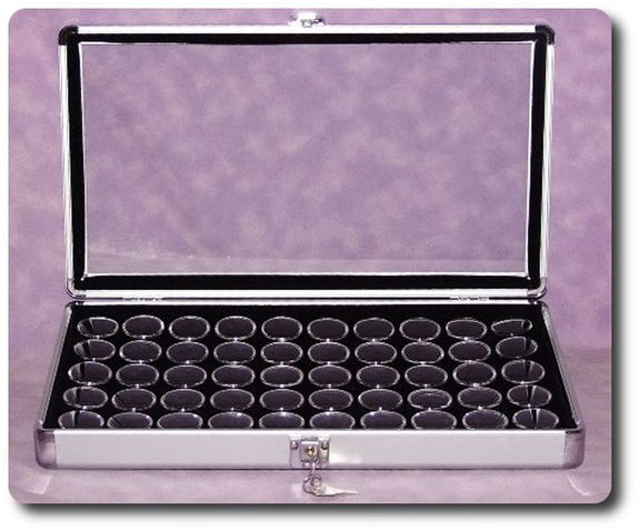 LARGE ALUMINUM DISPLAY GLASS LID