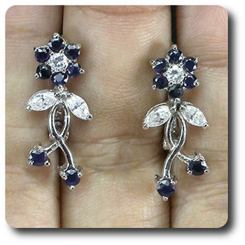 BLUE SAPHIR EARRINGS