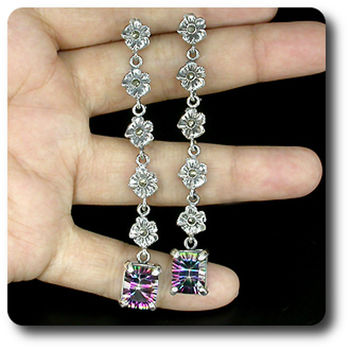 BOUCLES D'OREILLE QUARTZ MYSTIC