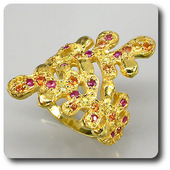 BAGUE SAPHIR & RUBIS