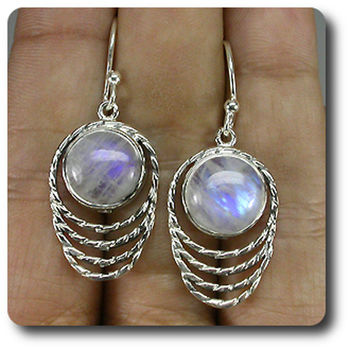 BOUCLES D'OREILLE PIERRE DE LUNE