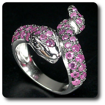 BAGUE RUBIS & SAPHIR