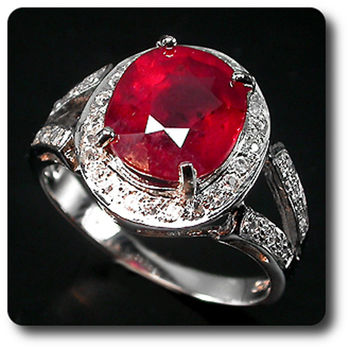 RUBY & TOPAZ RING