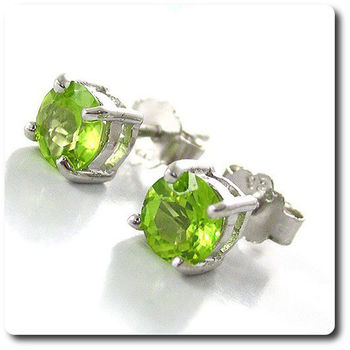 BOUCLES D'OREILLE PERIDOT