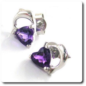 BOUCLES D'OREILLE AMETHYSTE