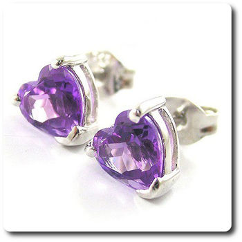 BOUCLES D'OREILLE AMETHYSTE