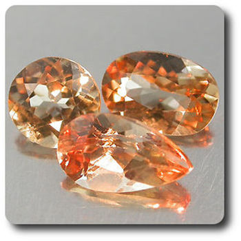 1.05CT. 3 pcs. COLOR CHANGE AXINITE . VS