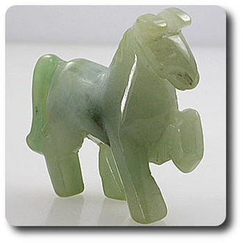 174.24 cts HORSE JADE CARVING