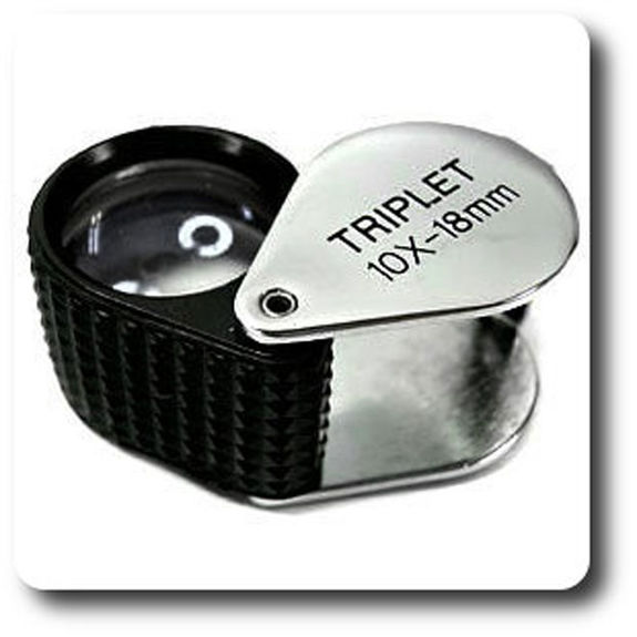 Loupe pliable Triplet 10x