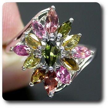 BAGUE TOURMALINE