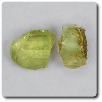 5.07 carats 2 pcs. CRISTAL DE CHRYSOBERYL