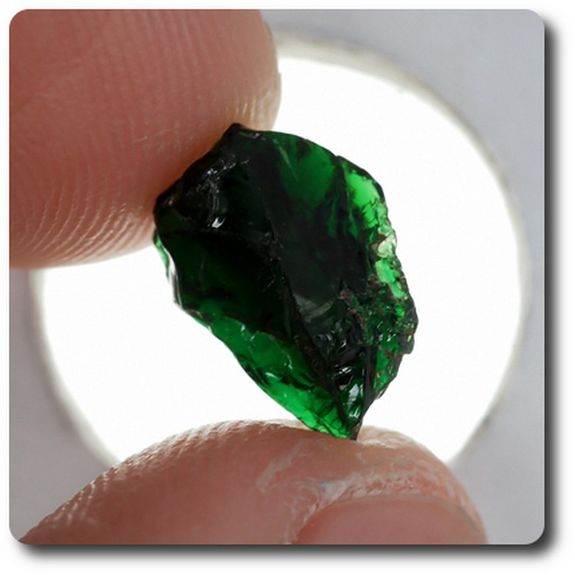 2.45 carats CRISTAL DE TOURMALINE CHROME